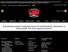 Tablet Screenshot of ibericosdextremadura.com